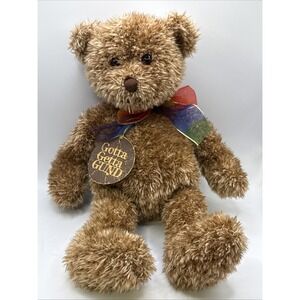 GUND Teddy Bear "BEARESSENCE" Vintage Stuffed Animal Plush With Tag